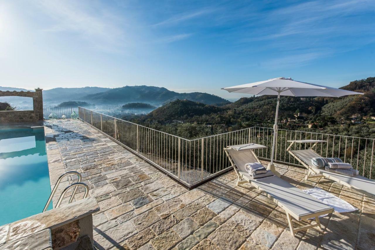 Charming Farmhouse In The Hills, Private Pool, Sea View, Dream Panorama กาไมโยเร ภายนอก รูปภาพ