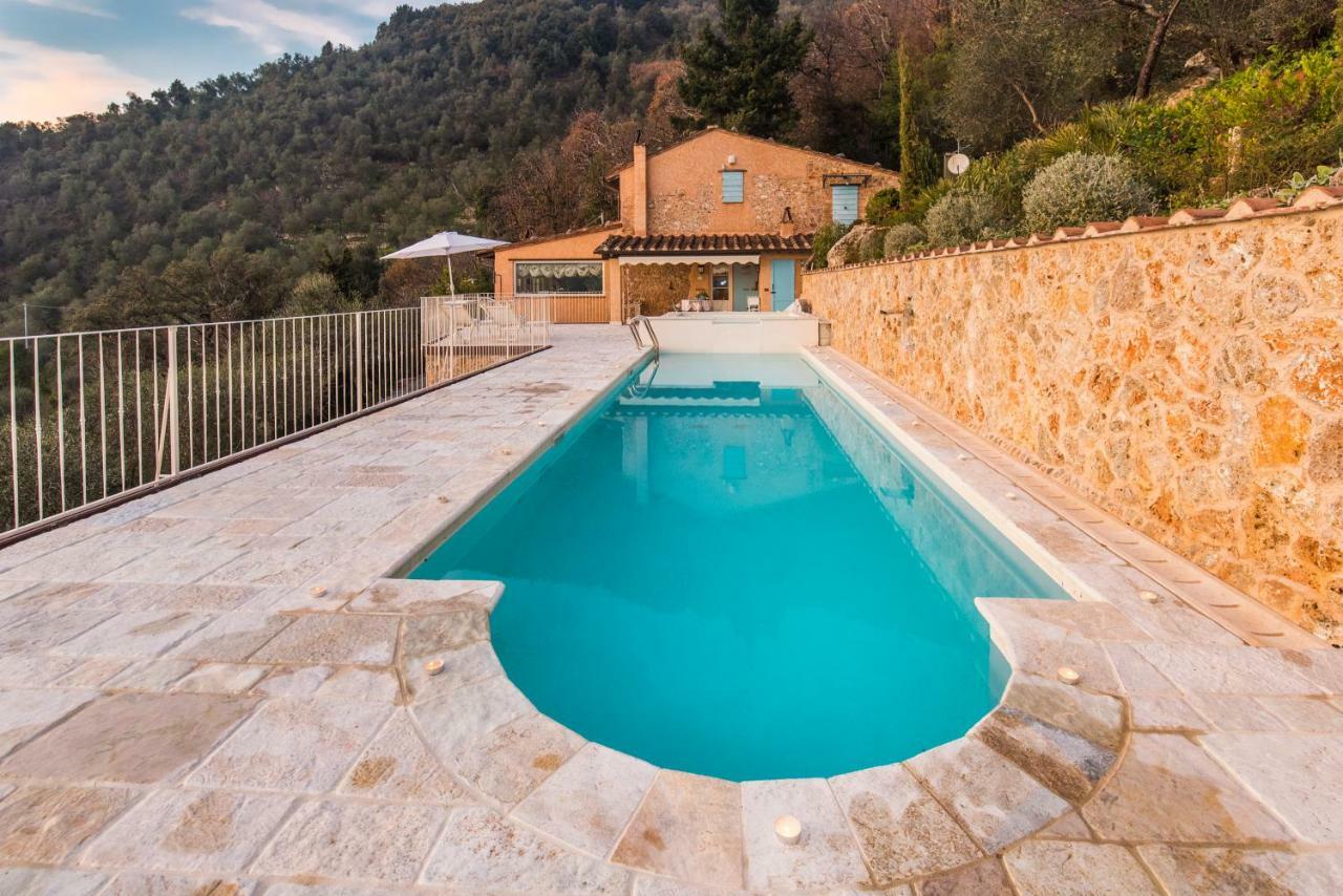 Charming Farmhouse In The Hills, Private Pool, Sea View, Dream Panorama กาไมโยเร ภายนอก รูปภาพ