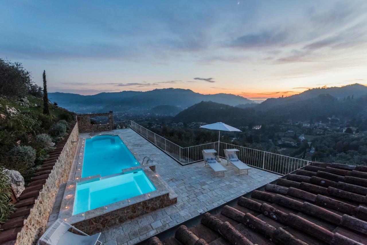 Charming Farmhouse In The Hills, Private Pool, Sea View, Dream Panorama กาไมโยเร ภายนอก รูปภาพ